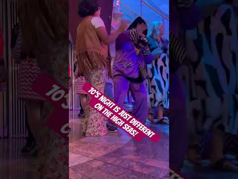 This Couple WINS 70’s Night on Navigator of the Seas! #disco #70s #royalcaribbean #like #funky