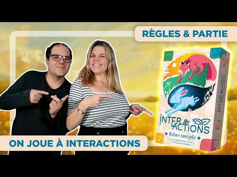 ON JOUE À INTERACTIONS ! Règles + Partie + Avis | Jeu de Société Jeux Opla