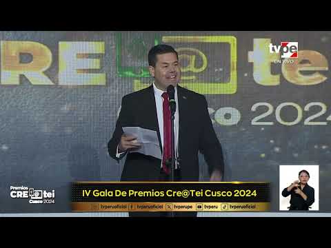 Palabras del Dr. Gabriel Torres Espinoza en la IV edición de los premios Cre@Tei 2024