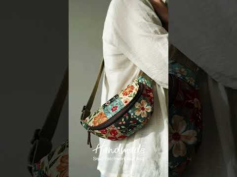 Warmth-Inspired Waist Pouch #handmade #bag #bagdesign