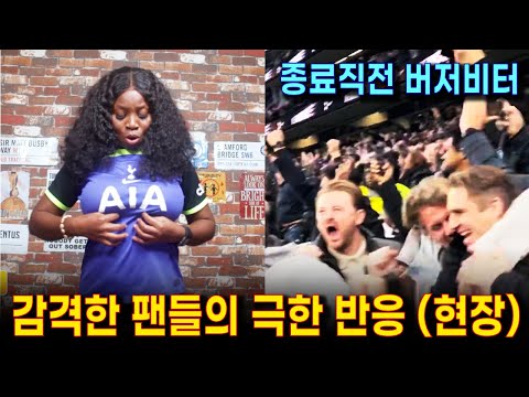 만신창이 손흥민이 멱살잡고 끌어올린 토트넘의 극적 역전승 | 감격한 토트넘 팬들의 난리법석 & 생생한 경기장 현장 반응 | 손흥민의 결정적인 어시스트