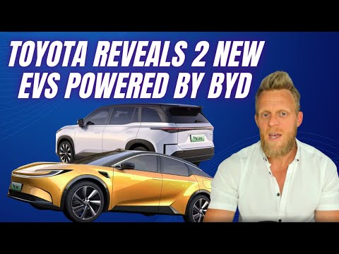 Toyota reveals 2 new electric cars made by BYD; the Toyota bZ3C & the bZ3X