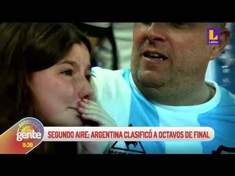 #ArribaMiGente | ¡Argentina clasificó a octavos de final!