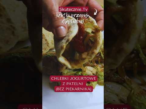 Uniwersalne chlebki jogurtowe z patelni. Pyszny sposób na resztki? ;) #przepis #skutecznietv
