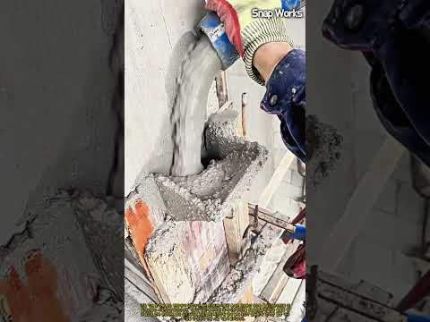 구조 보강용 고유동 그라우트 정밀 타설 공정 #worker #process #building #renovation #site