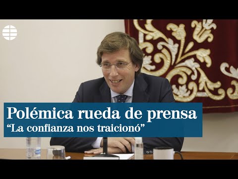 Almeida tras la polémica rueda de prensa con la delegada del Gobierno: la confianza nos traicionó