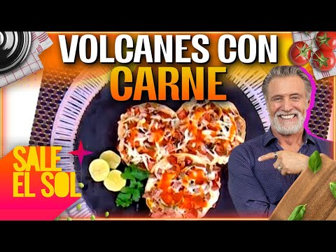 Receta volcanes con carne con la chef Ingrid Ramos y Juan Soler