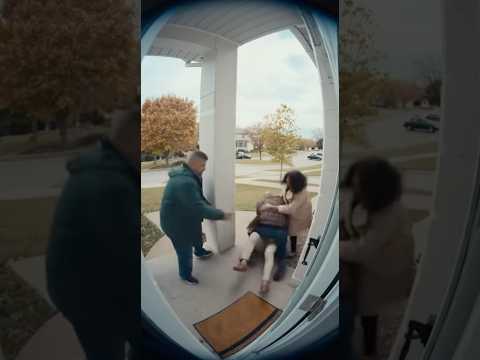 Doorbell Cam Captures HOA Board Brawl on Homeowner’s Porch! #doorbellcam #homesecurity #hoa #viral