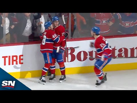 Canadiens Hutson Ties Rookie Defenceman Assist Record On Guhle Goal
