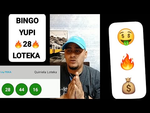 YUPI YUPI BINGO 28 PREMIO MAYOR LOTEKA FELICIDADES COBRA COM ALEX NÚMEROS