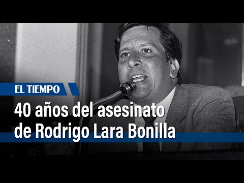 Se cumplen 40 años del asesinato de Rodrigo Lara Bonilla | El Tiempo