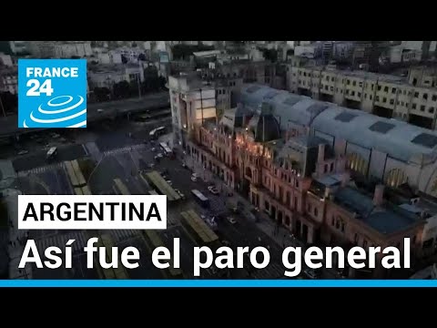Argentina: sectores como el de transporte y educación lideraron huelga contra políticas de Milei