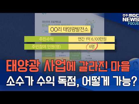 소수 <strong>주민들이</strong> 수익 독점, 어떻게 가능했나?