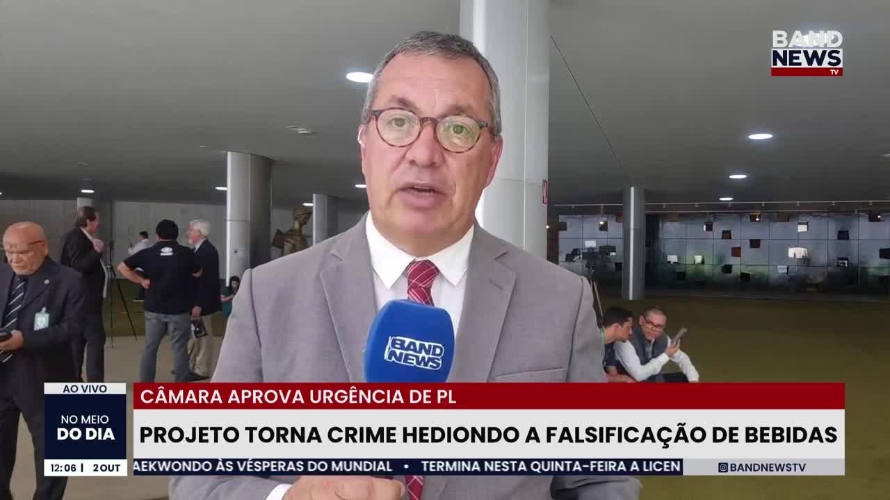 Projeto na Câmara torna crime hediondo a falsificação de bebidas