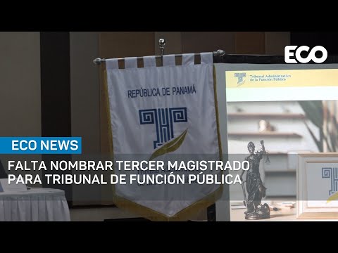 Falta nombrar tercer magistrado para Tribunal de Función Pública | #EcoNews