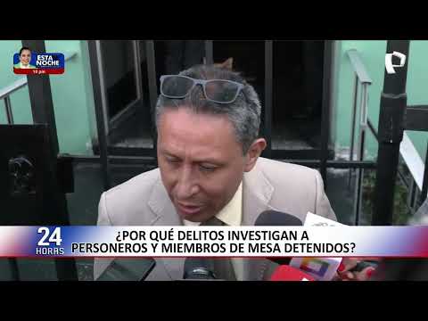 ¿Qué delitos se investigan en casos vinculados a personeros y miembros de mesa?