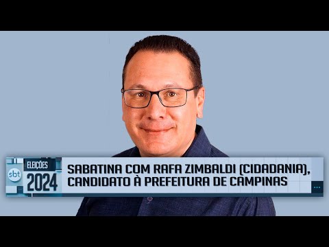 Sabatina com Rafa Zimbaldi (Cidadania), candidato à prefeitura de Campinas