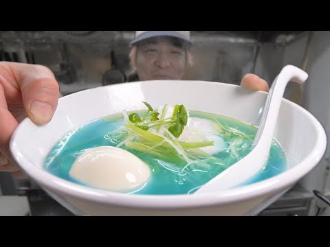 Eating Tokyo's Blue Ramen ? ONLY in JAPAN