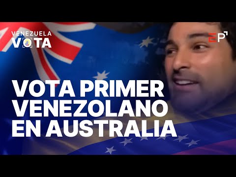 EXCLUSIVO: PRIMER VENEZOLANO EN VOTAR EN EL MUNDO ? Elecciones en Venezuela 2024 #VENEZUELAVOTA