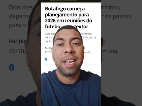 Tem que SAIR hoje 🏃 #futebol #botafogo #safbotafogo #jogadores #ecosdaarquibancada #2026 #shorts