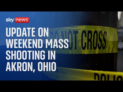 Watch: Update on a weekend mass shooting in Akron that left one man dead and 24 others hurt