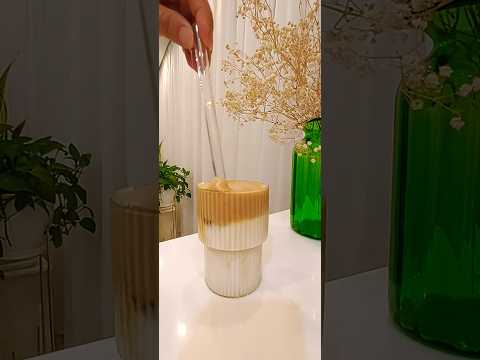 coffee ☕️ and icecream 🍦 filling ice coffee delicious #asmr #chocolate #candy #icecream