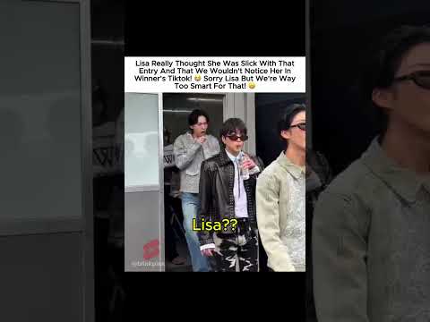 Lisa randomly appearing in Winner's latest tiktok 😆 #lisa #리사 #blackpink #블랙핑크 #<strong>blink</strong>
