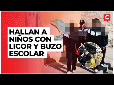 Intervienen a escolares bebiendo licor en inmueble abandonado: había niños de 9 y 12 años | Correo