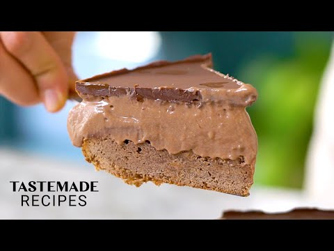 Best-Ever Chocolate Mousse Brownie Cake