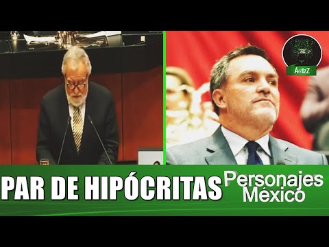 Alejandro Encinas y Federico Döring hablando contra tener militares en las calles