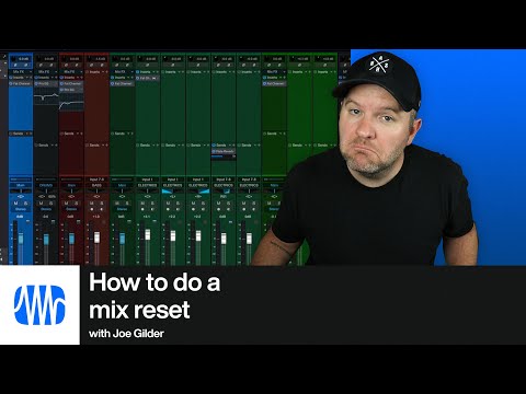 How to do a Quick Mix Reset in Studio One | PreSonus