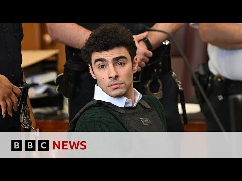 Luigi Mangione pleads not guilty to federal murder charge over CEO's killing | BBC News