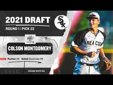 White Sox Select Colson Montgomery 22nd Overall in 2021 Draft video clip