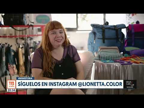 Lionetta crea mochilas y accesorios con coloridos diseños