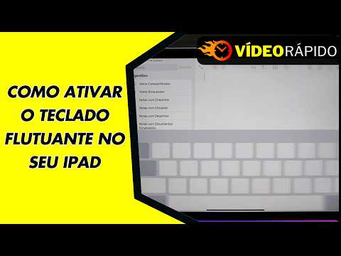 COMO ATIVAR O TECLADO FLUTUANTE NO SEU IPAD