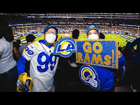 Fans Create Electric Atmosphere At SoFi Stadium For Rams'  Wild Card Win Over Cardinals video clip