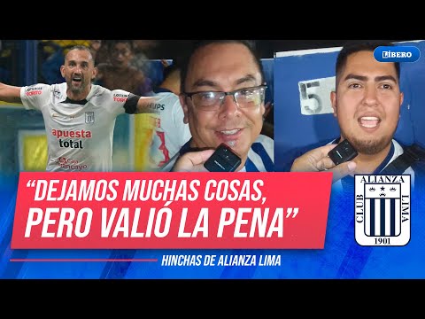 REACCIONES DE LOS HINCHAS: ALIANZA LIMA eliminó a BOCA JUNIORS de la COPA LIBERTADORES | Líbero