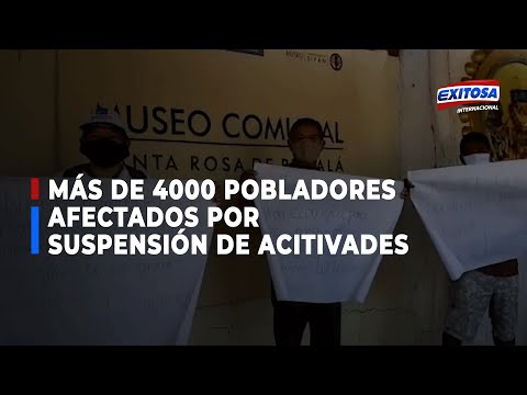 Chiclayo: Más de 4000 pobladores afectados por la suspensión de actividades en Huaca Santa Rosa