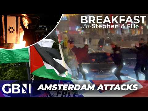 Pro-Palestinians THUGS threaten to DROWN Jews! - Israel’s fury over antisemitic attacks in Amsterdam