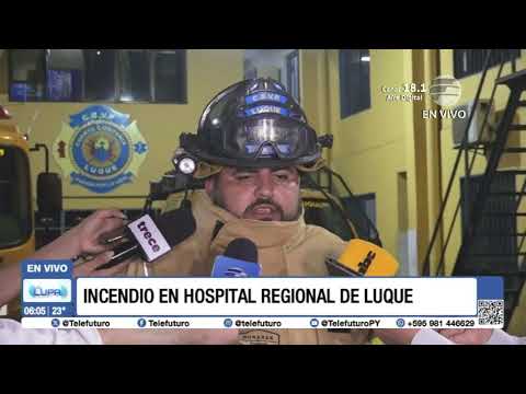 Incendio en el hospital Regional de Luque