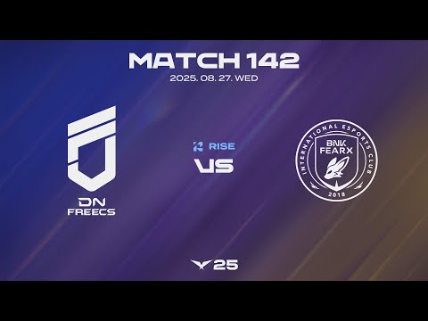 DNF vs BFX | 매치 142 하이라이트 | 08.27 | 2025 LCK