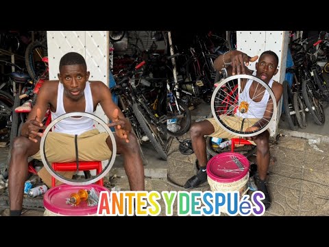 aprende a enrallar un aro bicicleta 🚴‍♀️ con sigan viendo 😁￼