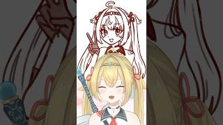 意外とできるまばたきイラストの心得 #shorts #short #vtuber #イラスト #イラストメイキング
