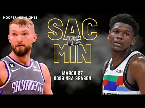Sacramento Kings vs Minnesota Timberwolves Full Game Highlights | Mar 27 | 2023 NBA Season video clip