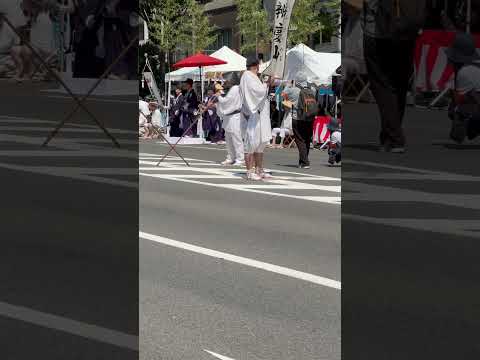 #shorts 橋弁慶山 くじ改め箇所へ　祇園祭後祭 山鉾巡行　2025年7月24日 サムネイル