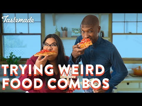 Trying Weird Food Combos | Good Times With Jen