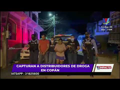 Capturan a distribuidores de droga en Copán