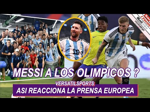 ASI REACCIONA PRENSA EUROPEA a VICTORIA de ARGENTINA vs BRASIL