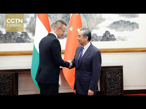 El canciller de China se reúne con su homólogo de Hungría