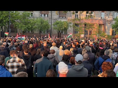 Μεγάλη αντικυβερνητική διαδήλωση στη Βουδαπέστη